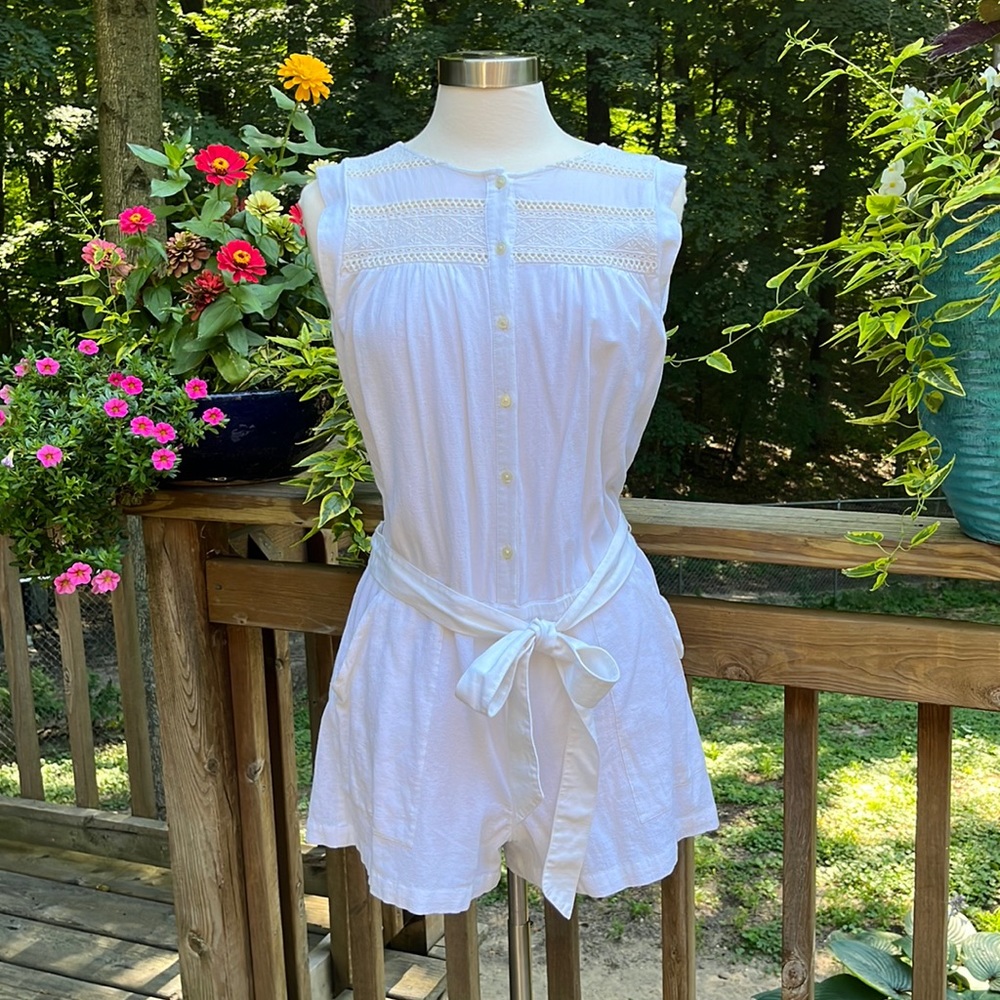 White Loft Romper